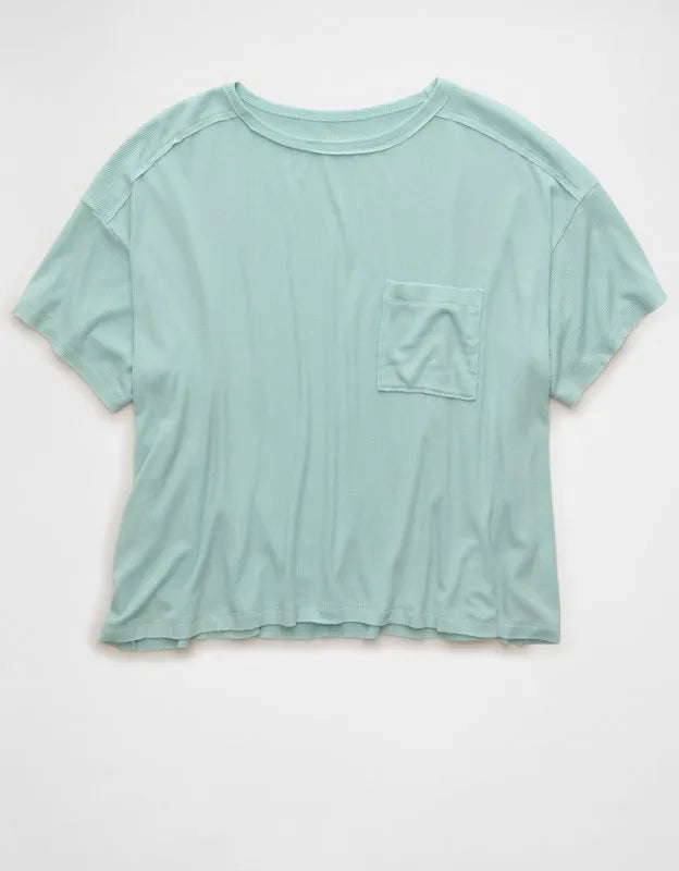 AE Soft & Sexy Ribbed Pocket T-Shirt