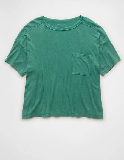 AE Soft & Sexy Ribbed Pocket T-Shirt