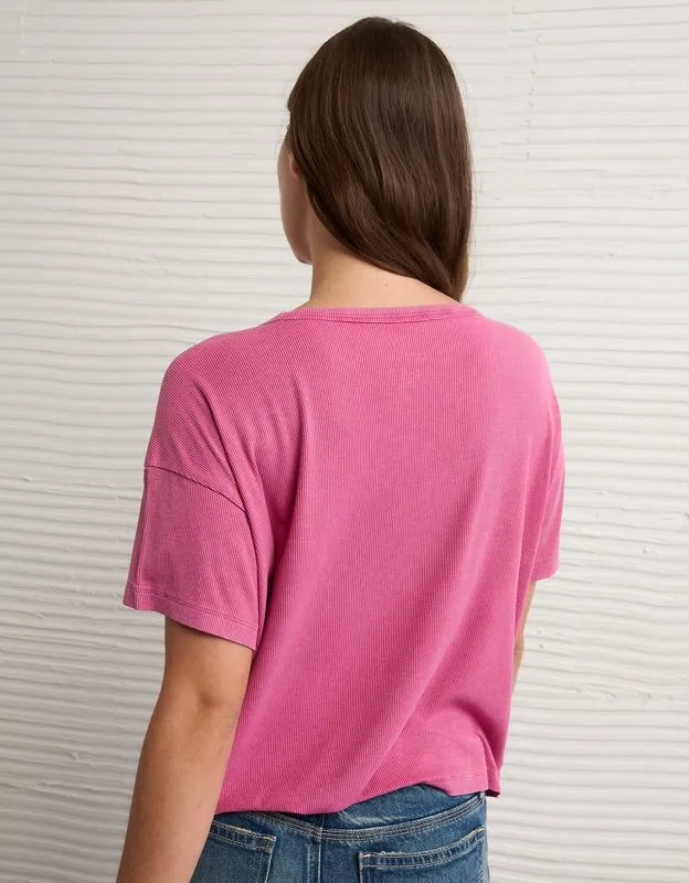 AE Soft & Sexy Ribbed Pocket T-Shirt