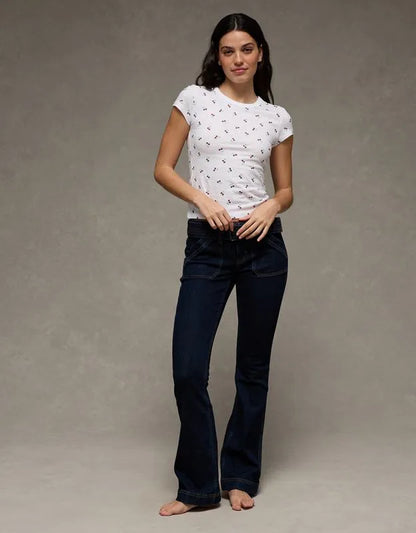 AE Hey Baby Cotton Slub Tee