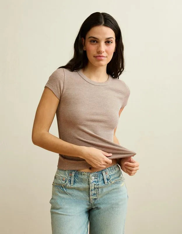 AE Hey Baby Waffle Tee