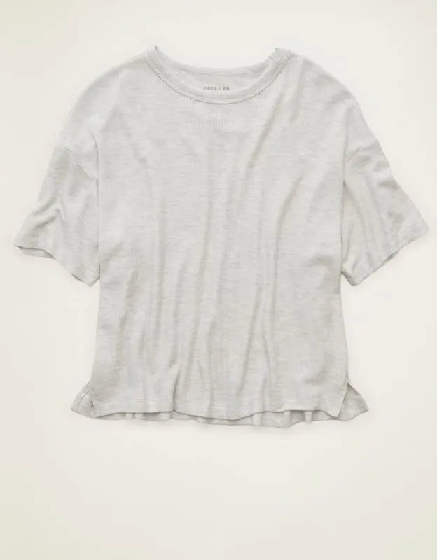 AE Soft & Sexy Waffle Crew Neck Tee