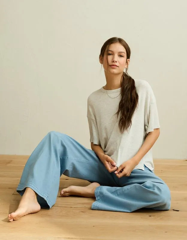AE Soft & Sexy Waffle Crew Neck Tee