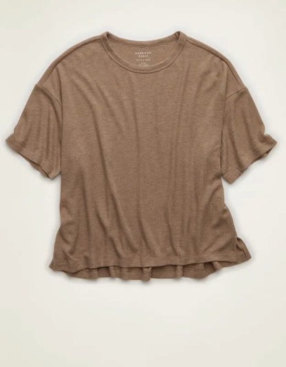 AE Soft & Sexy Waffle Crew Neck Tee