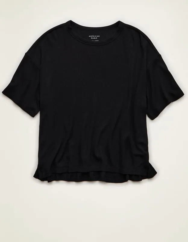 AE Soft & Sexy Waffle Crew Neck Tee