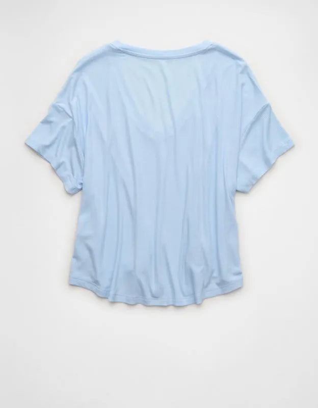 AE Soft & Sexy Ribbed V-Neck T-Shirt