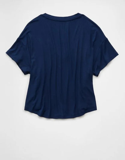 AE Soft & Sexy Ribbed V-Neck T-Shirt