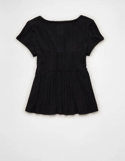 AE Henley Babydoll T-Shirt
