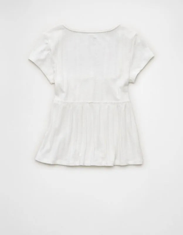 AE Henley Babydoll T-Shirt