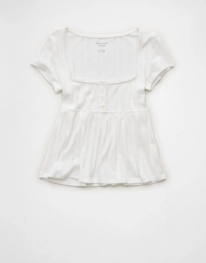 AE Henley Babydoll T-Shirt