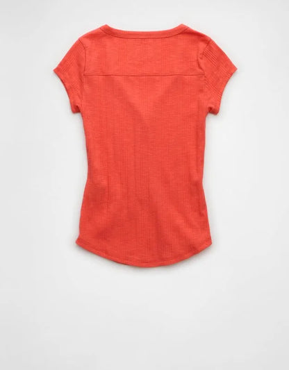 AE V-Neck Henley T-Shirt