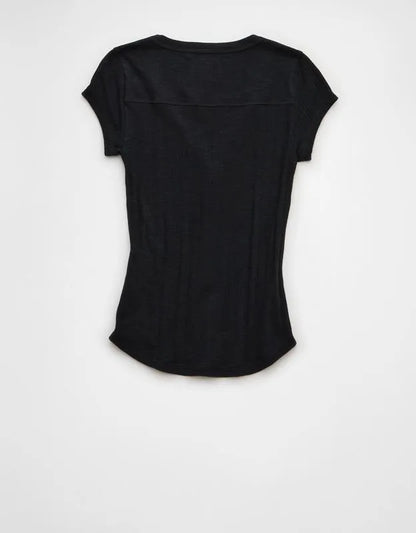 AE V-Neck Henley T-Shirt