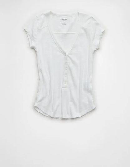 AE V-Neck Henley T-Shirt