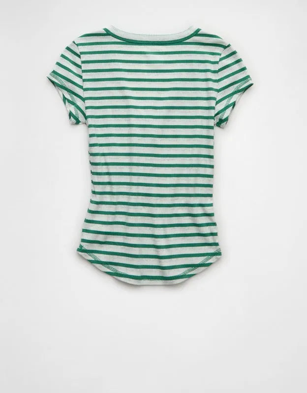 AE V-Neck Henley T-Shirt