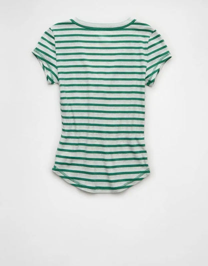 AE V-Neck Henley T-Shirt