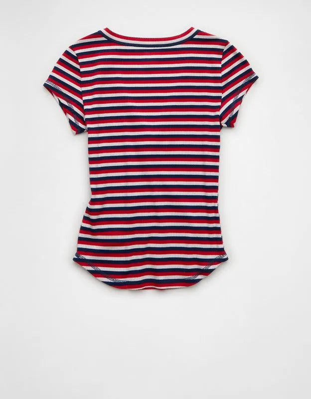 AE V-Neck Henley T-Shirt