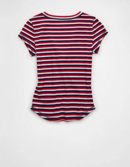 AE V-Neck Henley T-Shirt