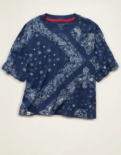 AE Boxy Fit Americana T-Shirt