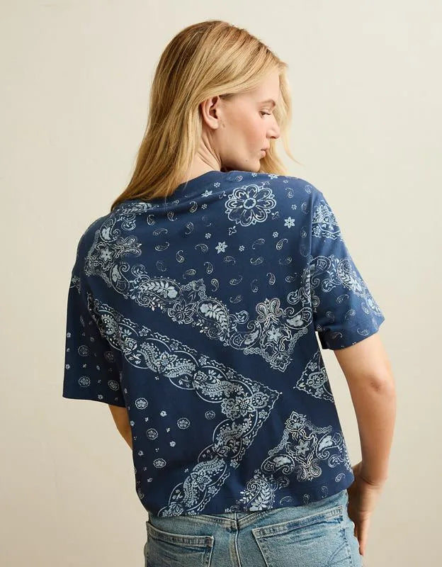 AE Boxy Fit Americana T-Shirt