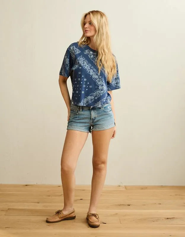 AE Boxy Fit Americana T-Shirt