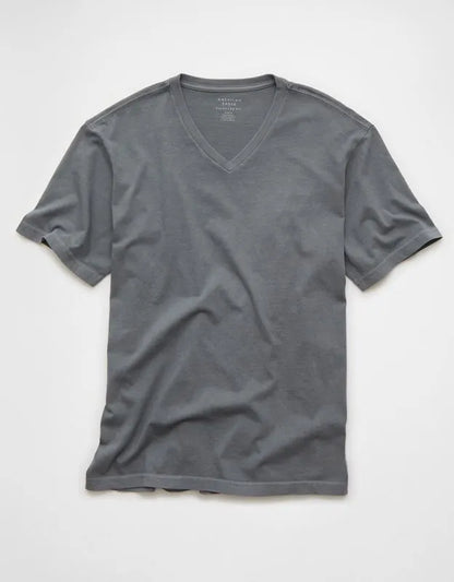 AE Standard Fit Lived-In V-Neck T-Shirt