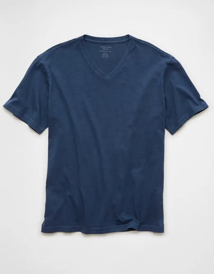 AE Standard Fit Lived-In V-Neck T-Shirt
