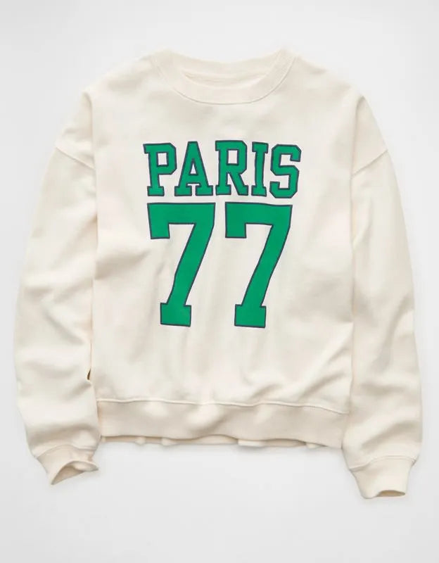 AE Graphic Crew Neck Sweatshirt