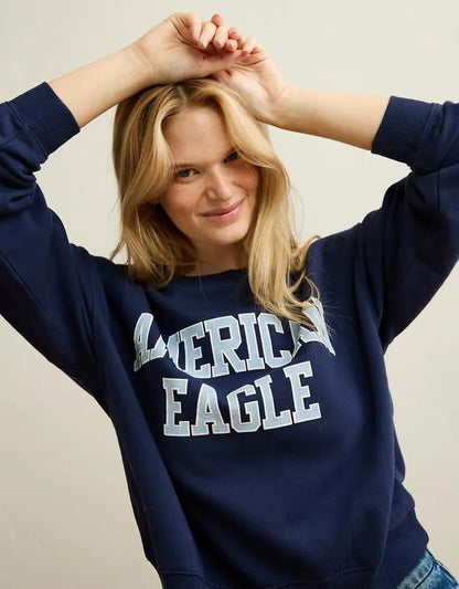 AE Graphic Crew Neck Sweatshirt
