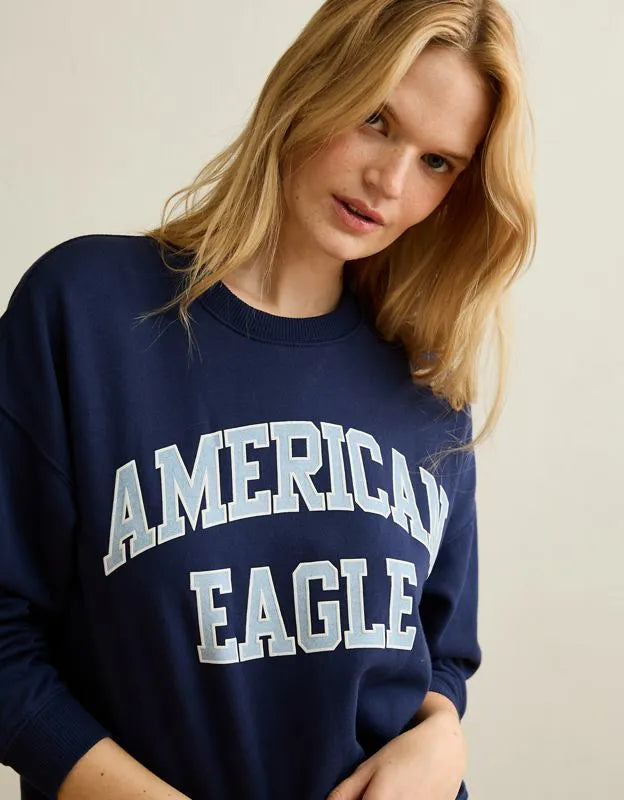 AE Graphic Crew Neck Sweatshirt