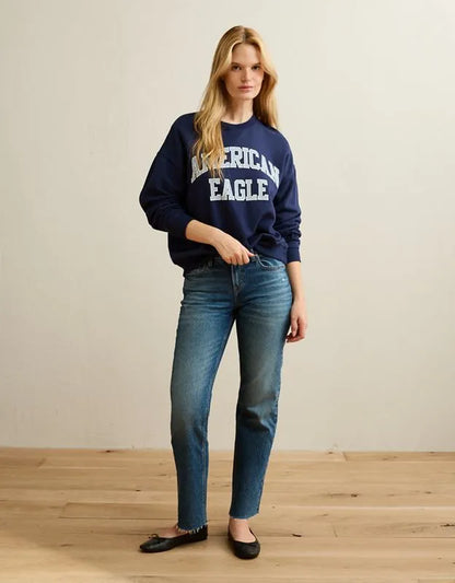 AE Graphic Crew Neck Sweatshirt