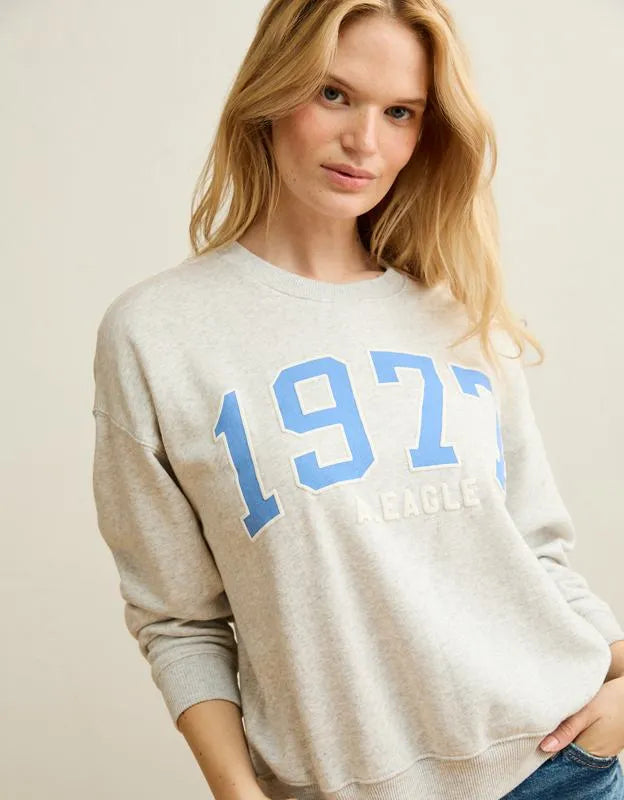 AE Graphic Crew Neck Sweatshirt