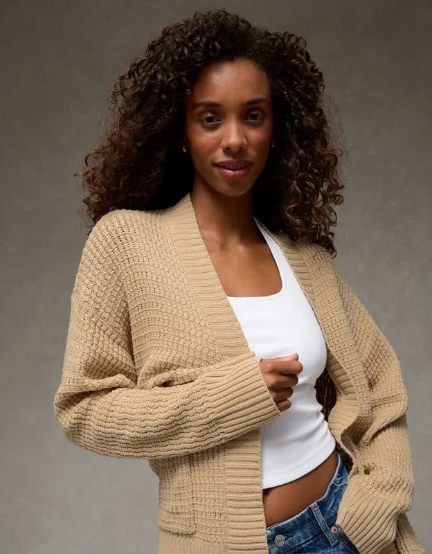 AE Open-Front Cardigan Sweater