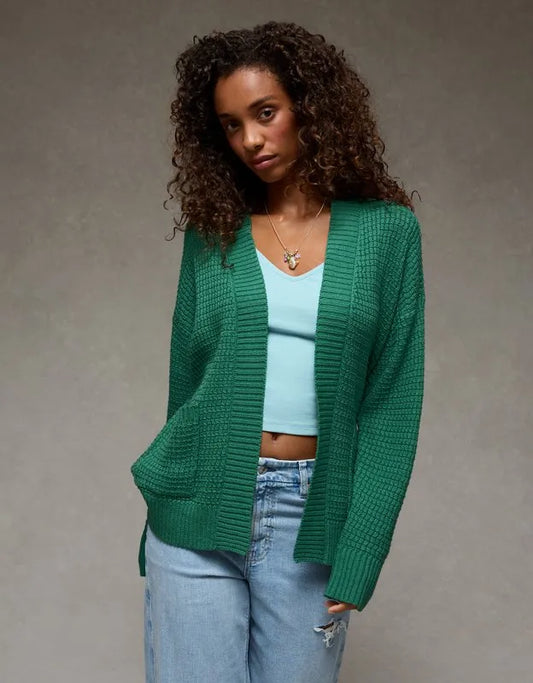 AE Open-Front Cardigan Sweater