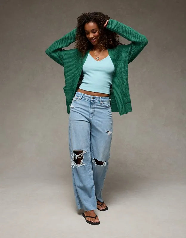 AE Open-Front Cardigan Sweater