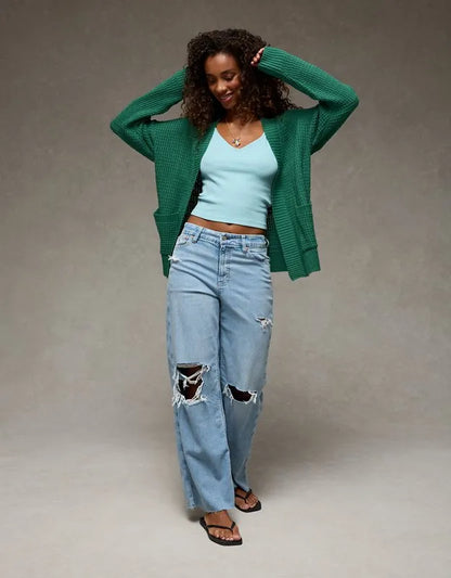 AE Open-Front Cardigan Sweater