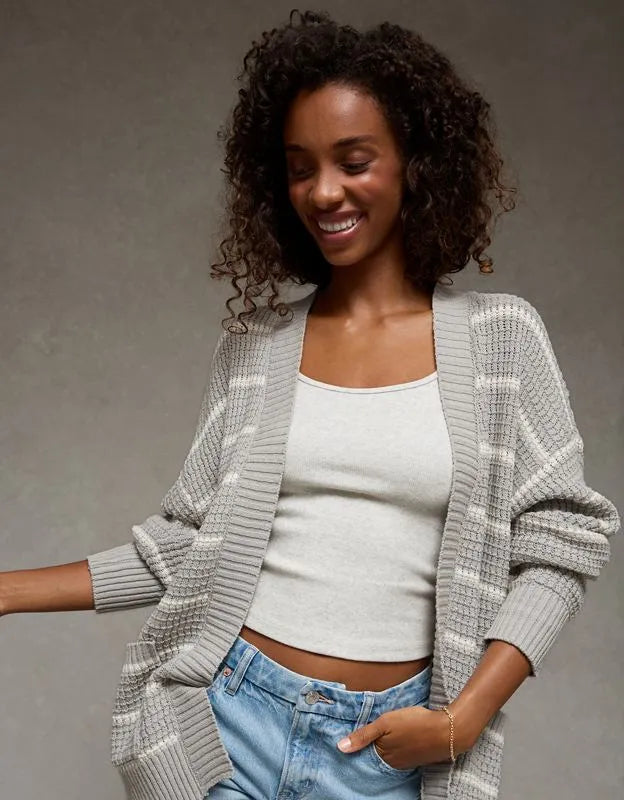 AE Open-Front Cardigan Sweater