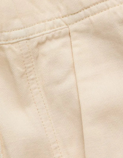 AE77 High-Waisted Tapered Linen-Blend Pant