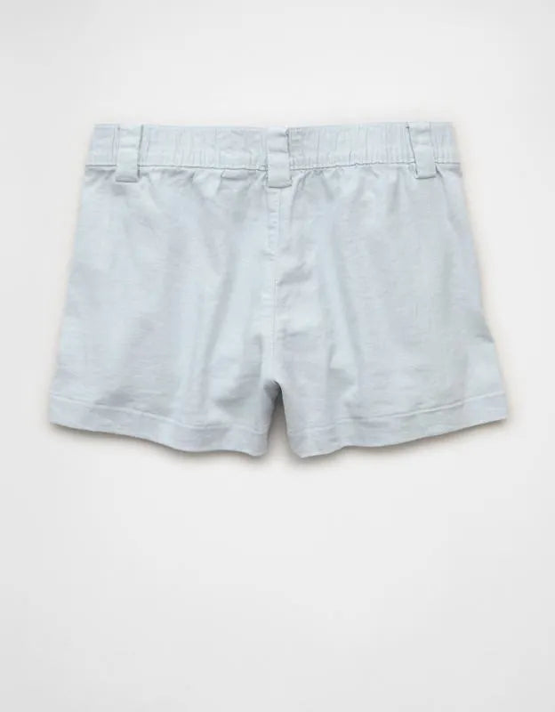 AE Stretch High-Waisted Pleated Trouser Short