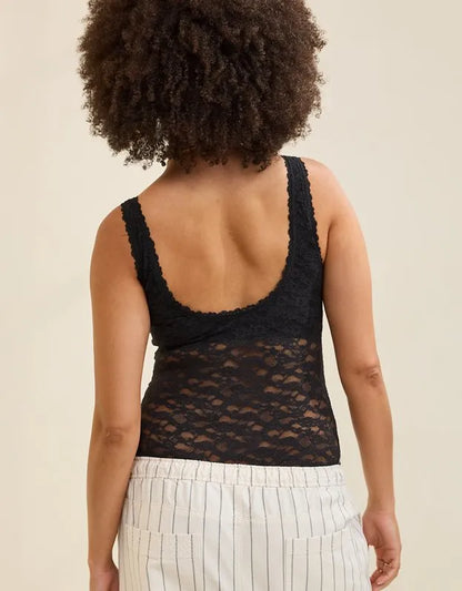 Show Off Vintage Lace Scoop Bodysuit