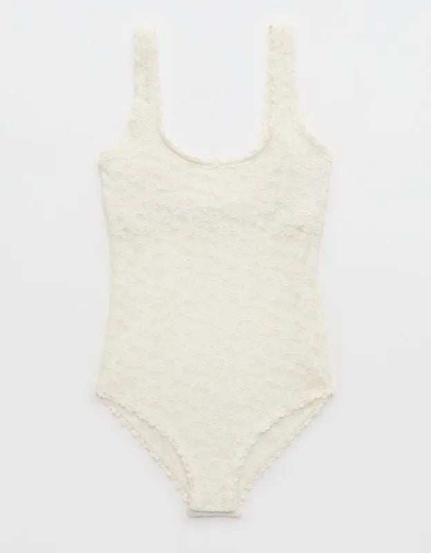 Show Off Vintage Lace Scoop Bodysuit