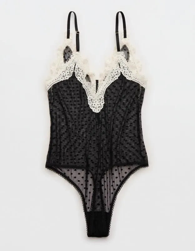 Show Off Sheer Happiness Lace Bodysuit