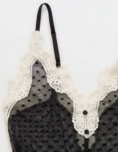 Show Off Sheer Happiness Lace Bodysuit