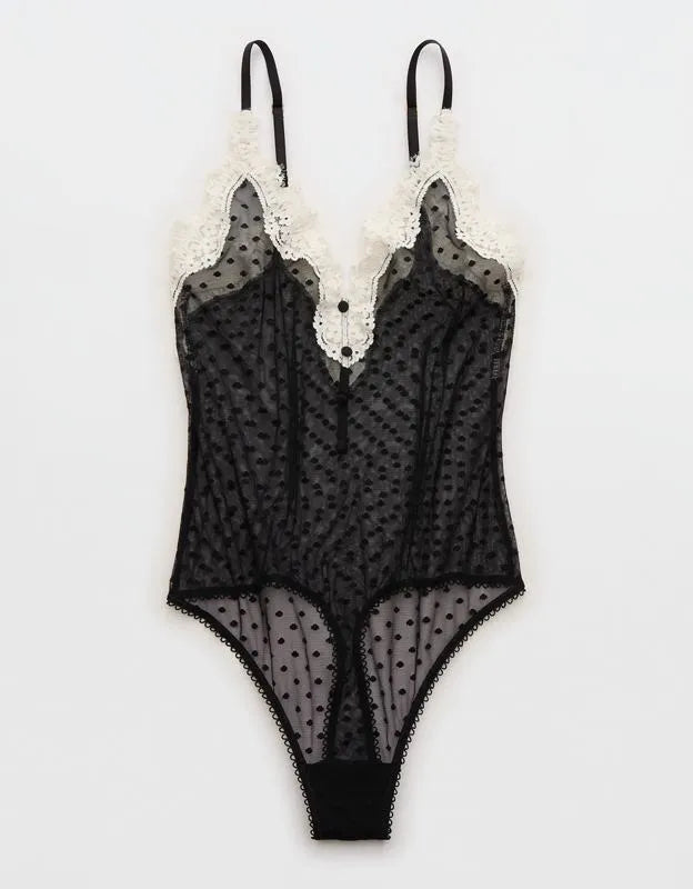 Show Off Sheer Happiness Lace Bodysuit
