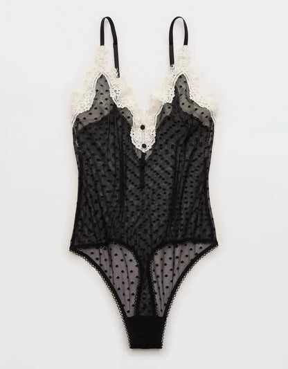 Show Off Sheer Happiness Lace Bodysuit