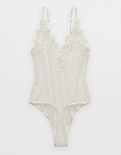 Show Off Sheer Happiness Lace Bodysuit