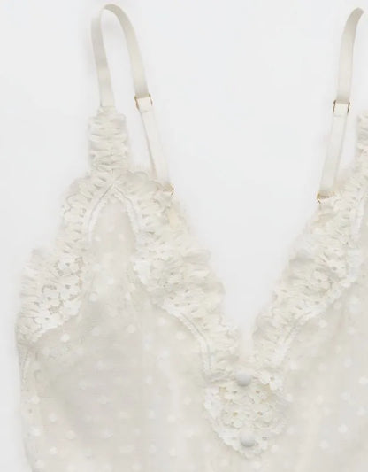 Show Off Sheer Happiness Lace Bodysuit
