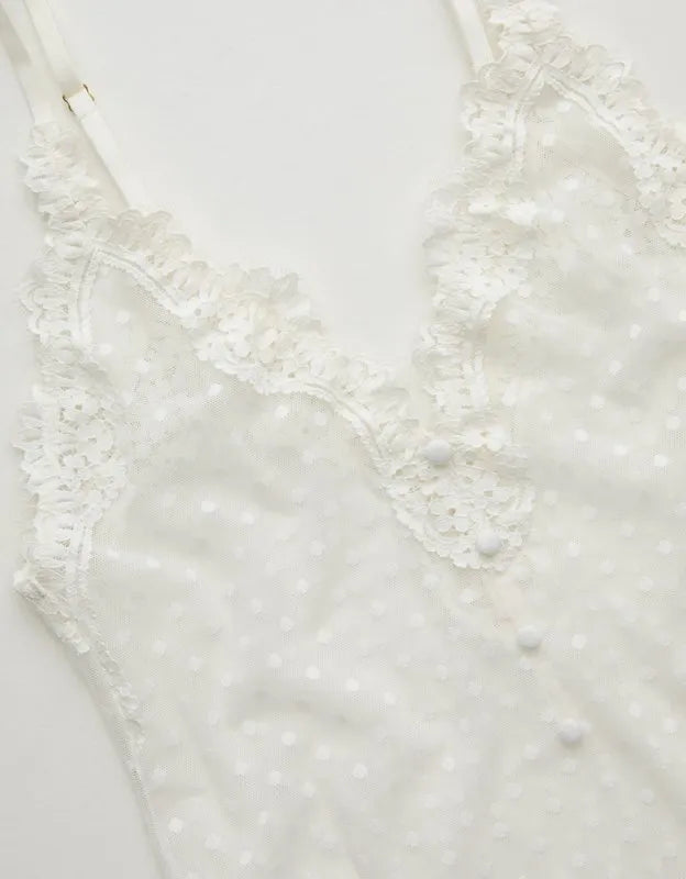 Show Off Sheer Happiness Lace Bodysuit