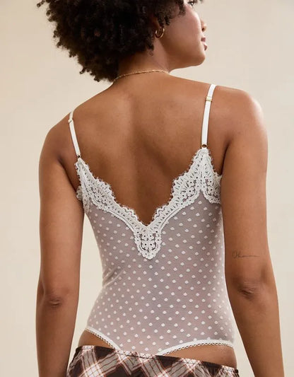 Show Off Sheer Happiness Lace Bodysuit