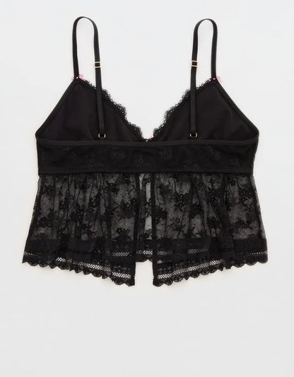 Show Off Midnight Romance Lace Bra Top