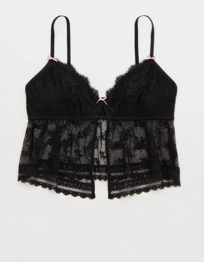 Show Off Midnight Romance Lace Bra Top